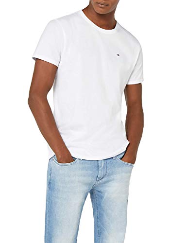 Weißes T-Shirt Herren Tommy Hilfiger Herren Tjm Xslim Jersey Tee