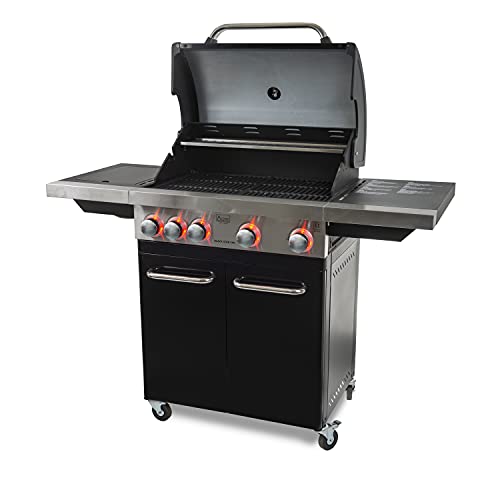 Activa-Gasgrill ACTIVA 4 Brenner Gasgrill “Black Star 500”