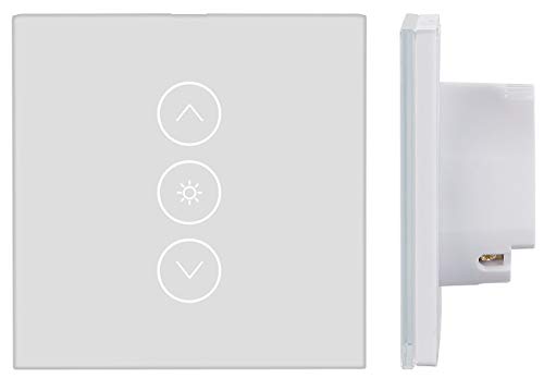 Smart-Home-Lichtschalter Luminea Home Control Alexa Dimmer Unterputz