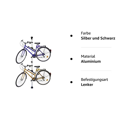 Fahrradhalter Relaxdays Sonstiges Teleskop-ung für 2 Fahrräder