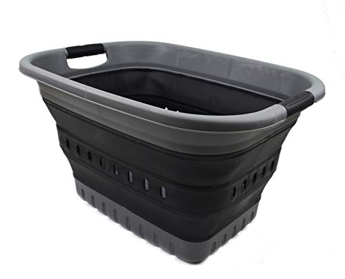 Faltbarer Wäschekorb SAMMART 37L Collapsible Plastic Laundry Basket