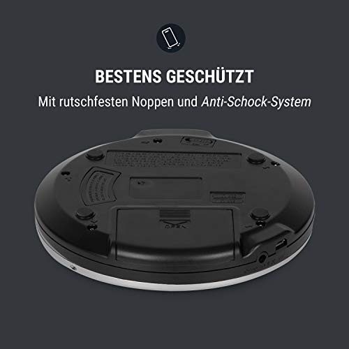 Discman Oneconcept CDC 100MP3 mit Netz- oder Batteriebetrieb