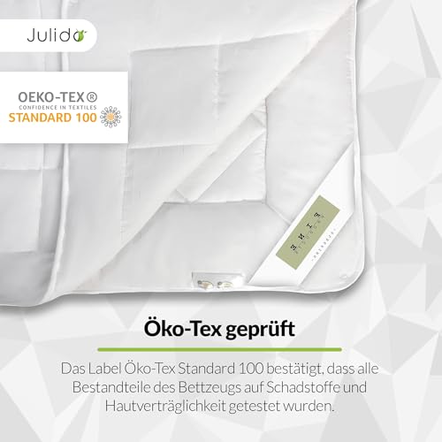 Microfaser Decke Julido KOMPLETT Set 4 Jahreszeiten Bettdecke