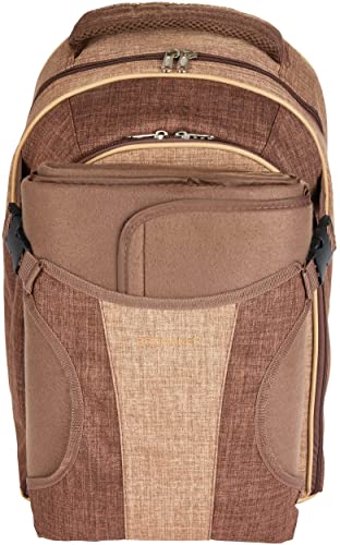 Picknickrucksack BRUBAKER für 4 Personen Braun