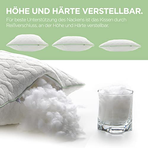 Kopfkissen für Wasserbett Vitapur Kopfkissen 40 x 80 Aloe Vera