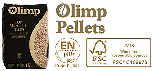 Holzpellet JSM-Brennholz, Olimp Premium-Qualität, Sackware 2 x