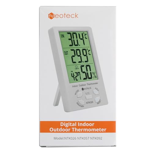 Min-Max-Thermometer Neoteck Digitale Thermo Hygrometer