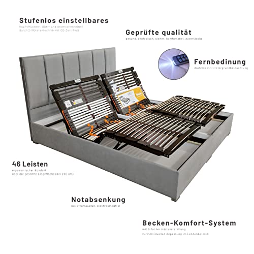 Elektrische Boxspringbetten TRADA Palma Boxspringbett elektrisch