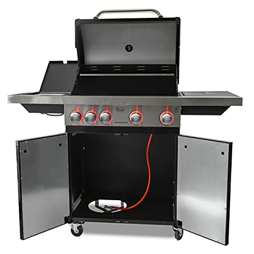 Activa-Gasgrill ACTIVA 4 Brenner Gasgrill “Black Star 500”