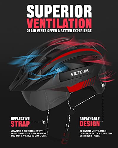 Fahrradhelm für Erwachsene Victgoal Fahrradhelm MTB