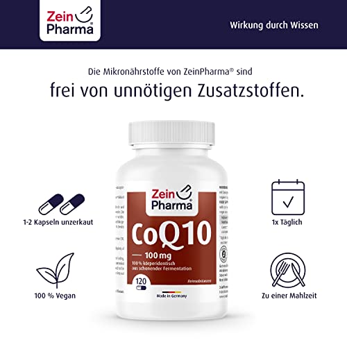 Coenzym Q10 ZeinPharma, Kapseln 100 mg, 120 Kapseln