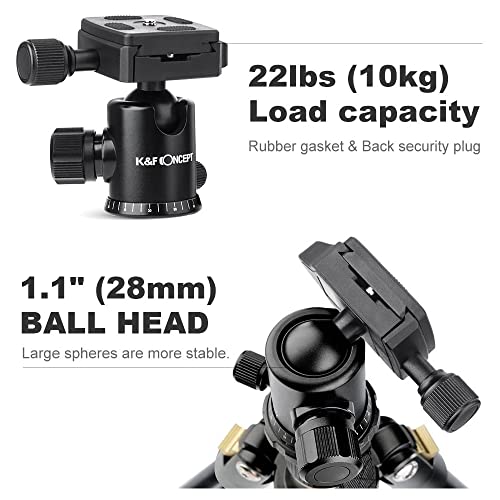 Reisestativ K&F Concept ® TM2324 Kamerastativ Fotostativ Kamera