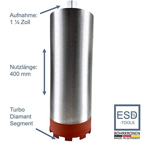 Kernbohrer ESD TOOLS Diamantbohrkrone mit Turbosegment