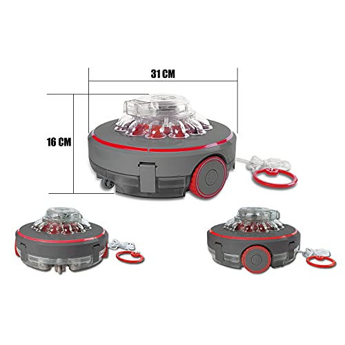 Poolroboter Mauk ® Pool Bodenreinigung Robotersauger | Li-Ion Akku