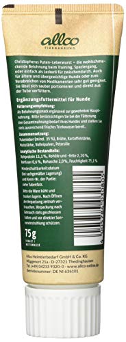 Hundeleberwurst Christopherus Puten-Leberwurst für Hunde, 75 g