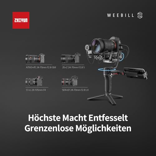 Gimbal (DSLR) ZHIYUN Weebill S [offiziell] Stabilisator Kamera