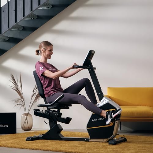 Liegeergometer SportPlus Heimtrainer mit Magnetbremse