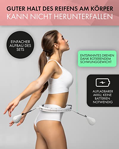 Smart-Hula-Hoop WELLRELAXX Smart Hula Hoop Reifen Erwachsene