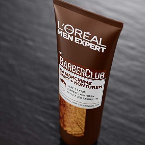 Rasiercreme L’Oréal Men Expert Barber Club, für Bart-Konturen