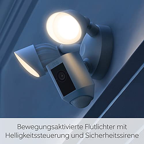 Alarmanlage mit Kamera Ring Flutlichtkamera Plus Kabel