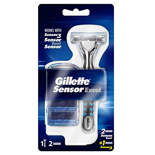 Gillette-Rasierer Gillette Sensor Excel Nassrasierer Herren, Rasierer