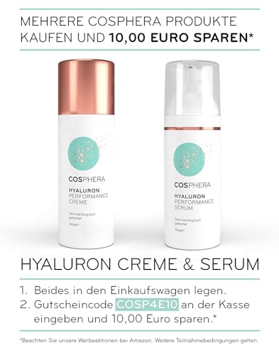 Gesichtscreme Cosphera, Hyaluron Performance Creme 50 ml