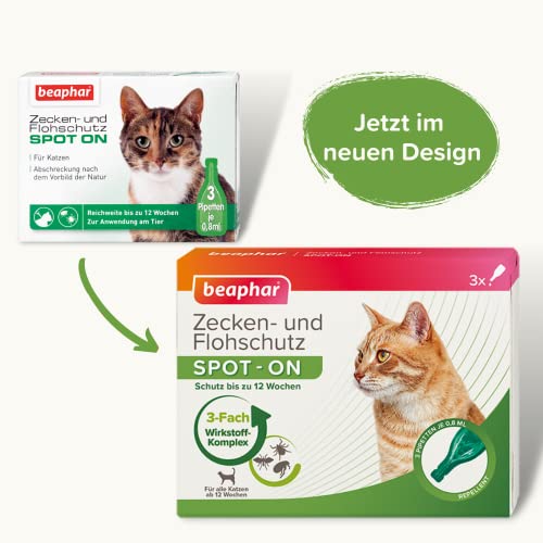 Zeckenhalsband (Katzen) beaphar Zecken- u. Flohschutz Spot On