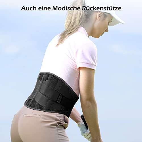 Rückenbandage FREETOO Herren und Damen, atmungsaktiv