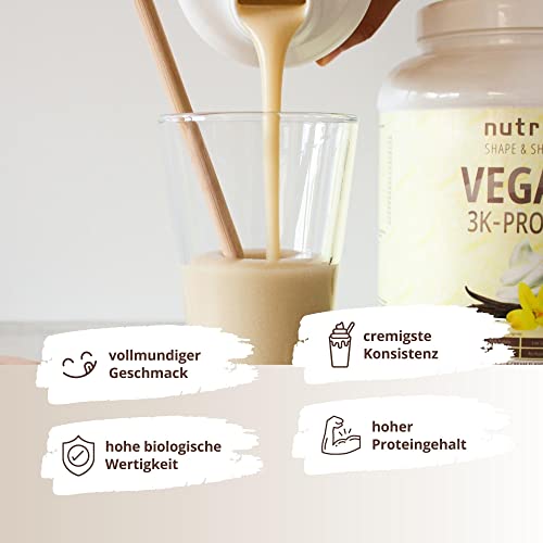 Eiweißpulver Nutri + Veganes Neutral ohne Süßungsmittel