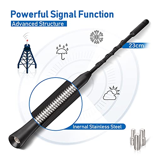 Autoantenne Eightwood Autoradio Antenne Dachantenne 23cm