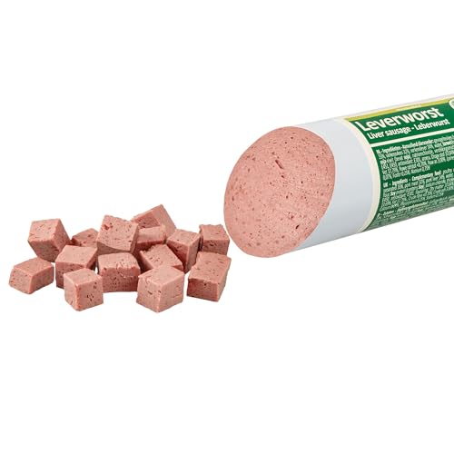 Hundeleberwurst Schecker Hundesnack, Leberwurst 5 x 200g