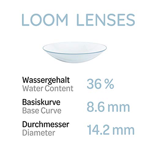 Monatslinsen LOOM Lenses weich, 3 Stück | BC 8.6 | DIA 14.2