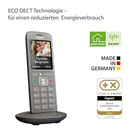 IP-Telefon Gigaset CL660HX, design DECT-Mobilteil mit Ladeschale