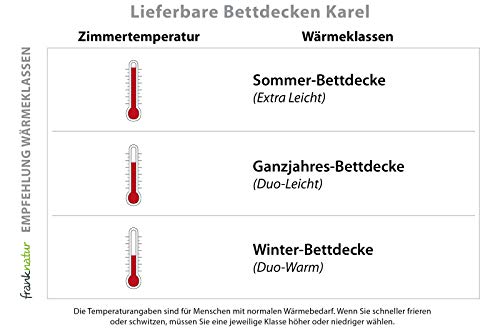 Kamelhaardecke franknatur, Bettdecke Kamelhaar Sommer