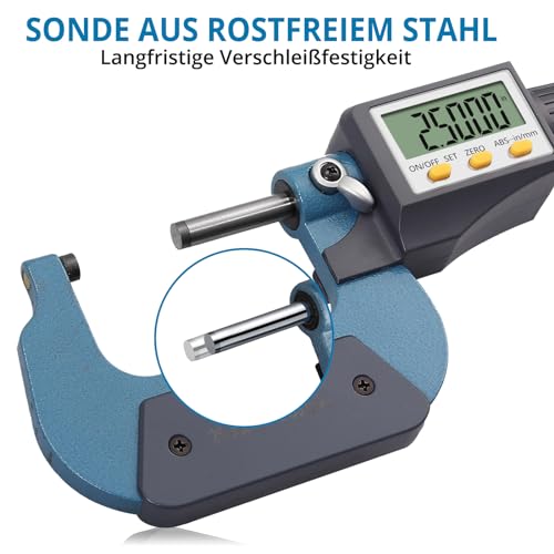 Bügelmessschraube AUTOUTLET Micrometer Digitale 25-50mm