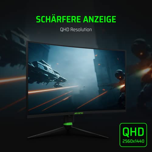 Monitor Aryond A32 V1.3 Gaming Curved | 32 Zoll 165Hz Gaming