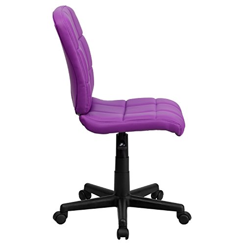 Drehstuhl Flash Furniture Mid-Back Quilted Vinyl Swivel Task Chair