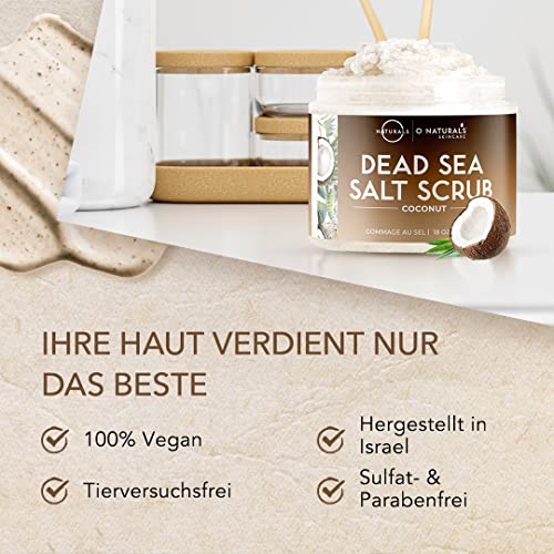 Peeling O NATURALS Körper Salt Body Scrub Gesicht Körper