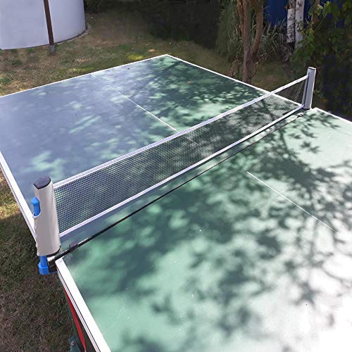 Tischtennisnetz iheyfill, Einziehbares Tisch Tennis Netz Ping Pong