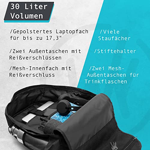 Rucksack 30 Liter Wildkatz Felis – Fahrradtasche