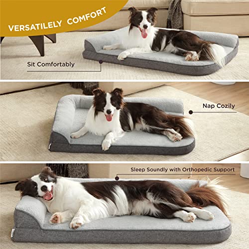 Hundebett Lesure orthopädisches große Hunde 106.6x76x16.5cm