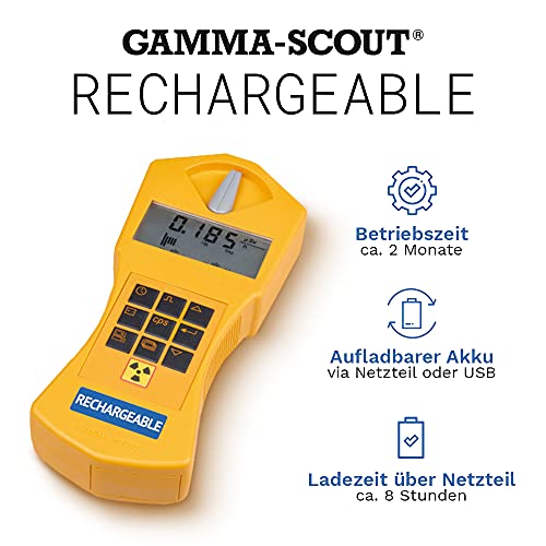 Geigerzähler GAMMA-SCOUT Rechargeable | für Radioaktivität