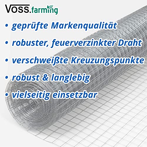 Maschendrahtzaun VOSS.farming 10m x 100cm Volierendraht