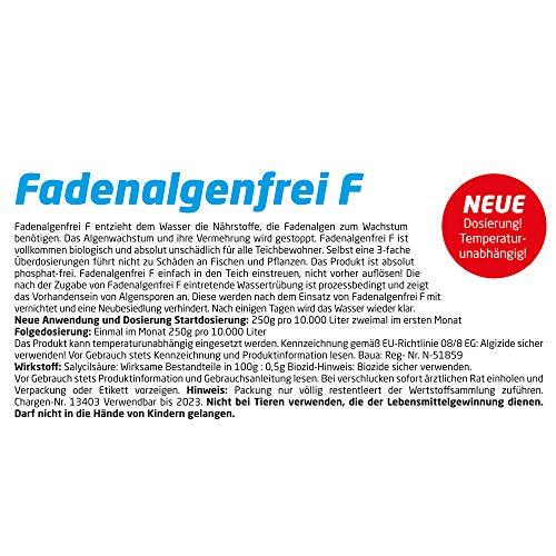 Fadenalgenvernichter Koi Company Fadenalgenfrei F, 2,5kg