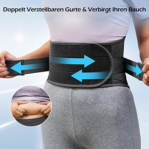 Rückenbandage FREETOO Herren und Damen, atmungsaktiv