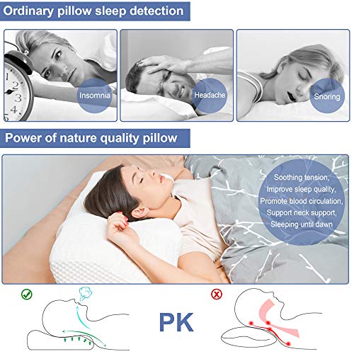 Nackenstützkissen Elviros Orthopädisches Kissen Memory Foam