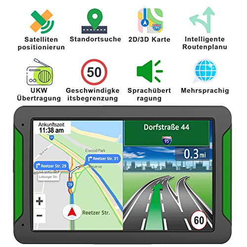 7-Zoll-Navi TOUTBIEN Navigationsgerät für Auto, GPS Navi 7 Zoll