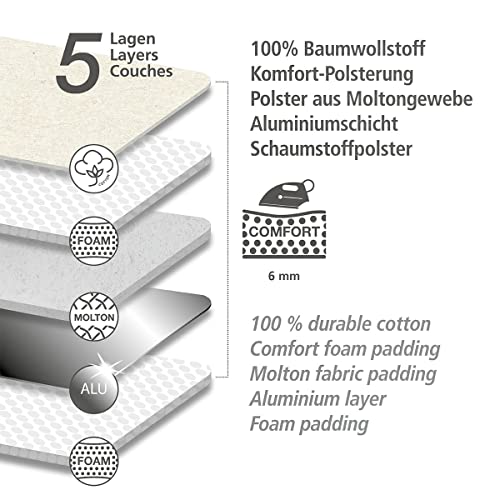 Bügeldecke WENKO Air Comfort, Tisch, hitzereflektierend