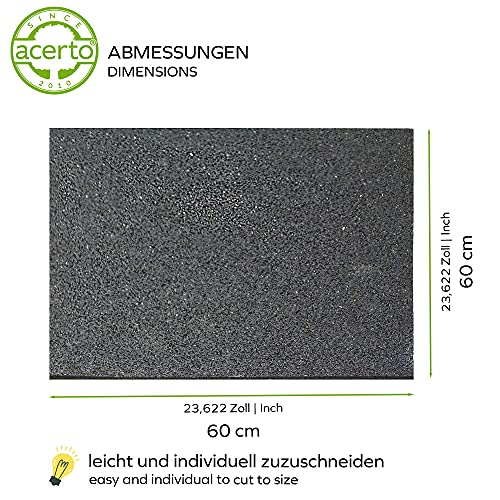 Antivibrationsmatte acerto 31145 Waschmaschinenmatte