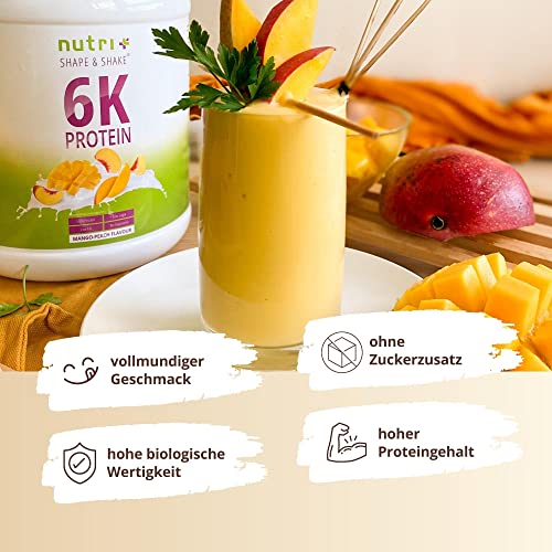 Eiweißpulver Nutri + Proteinpulver Banane 1 kg – 83% Eiweiß Pulver